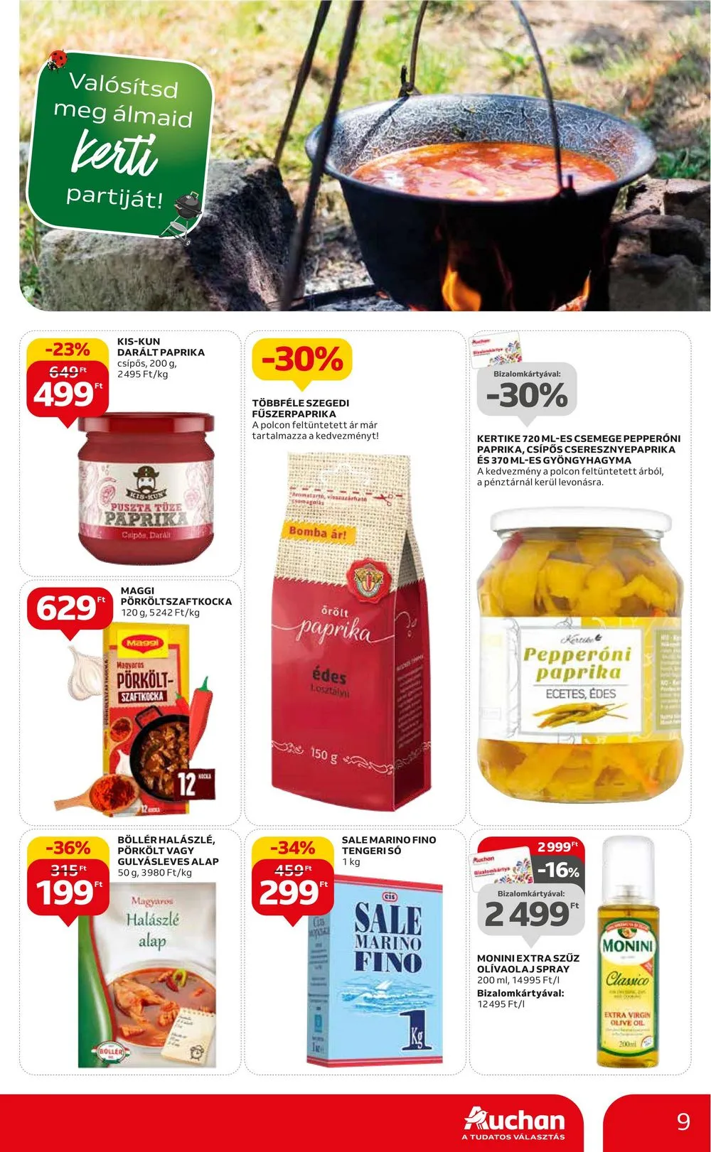 Auchan akciós újság 04.27–05.03 – 9. oldal