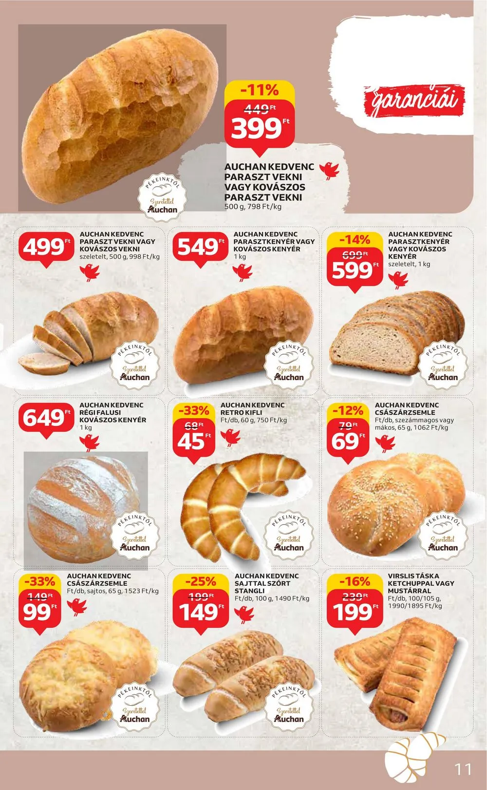 Auchan akciós újság 05.04–05.10 – 11. oldal