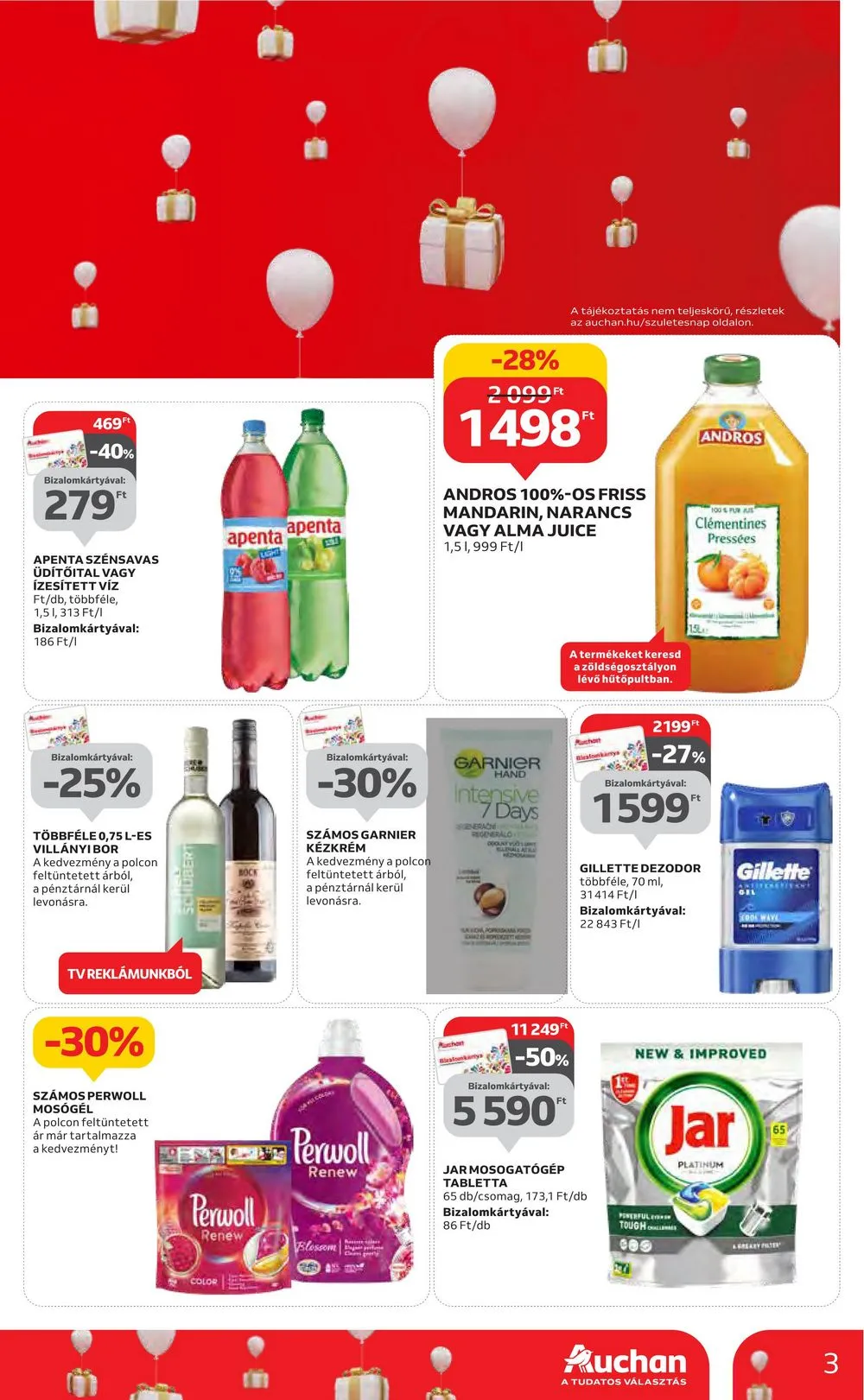 Auchan akciós újság 05.04–05.10 – 3. oldal