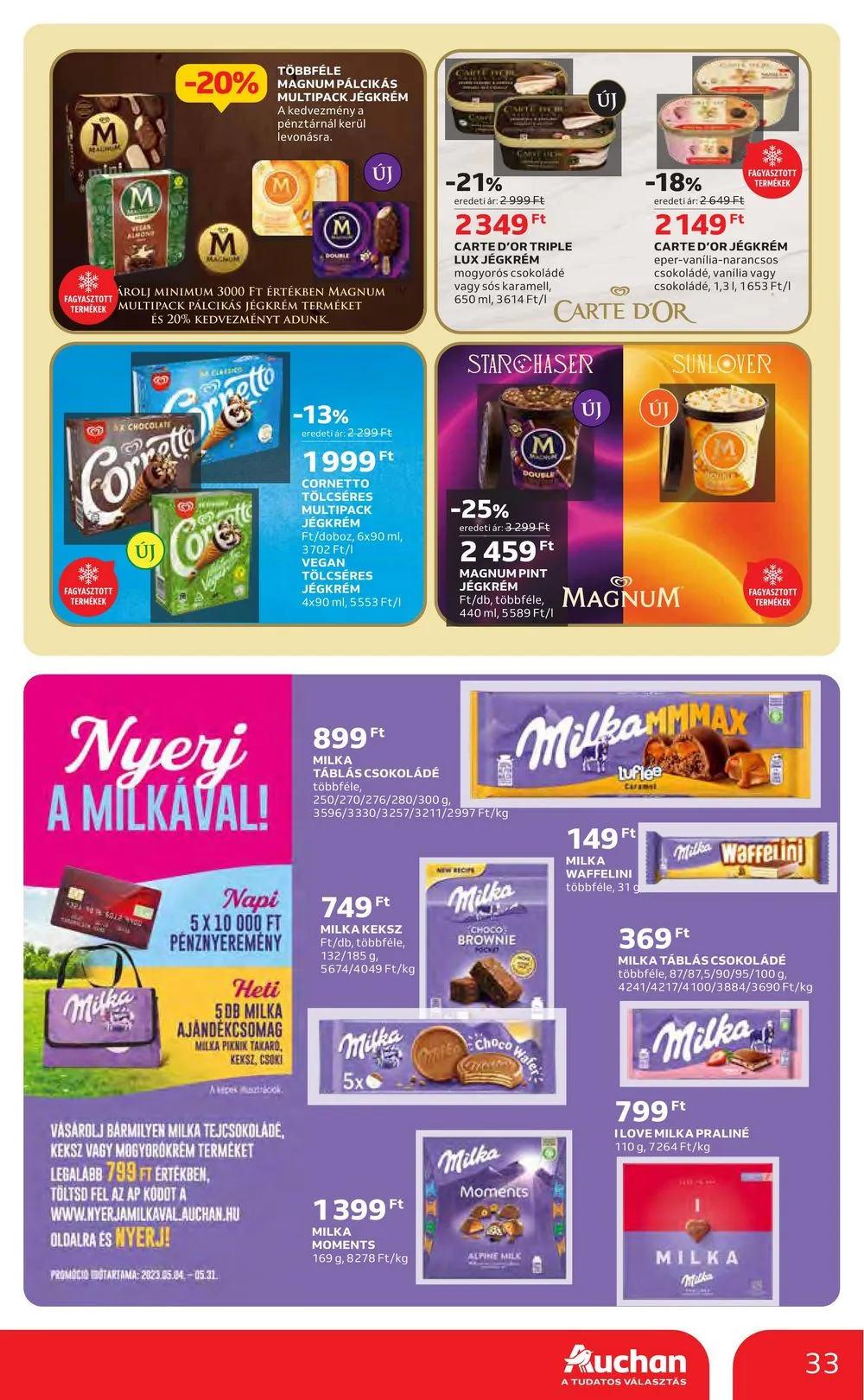 Auchan akciós újság 05.04–05.10 – 33. oldal