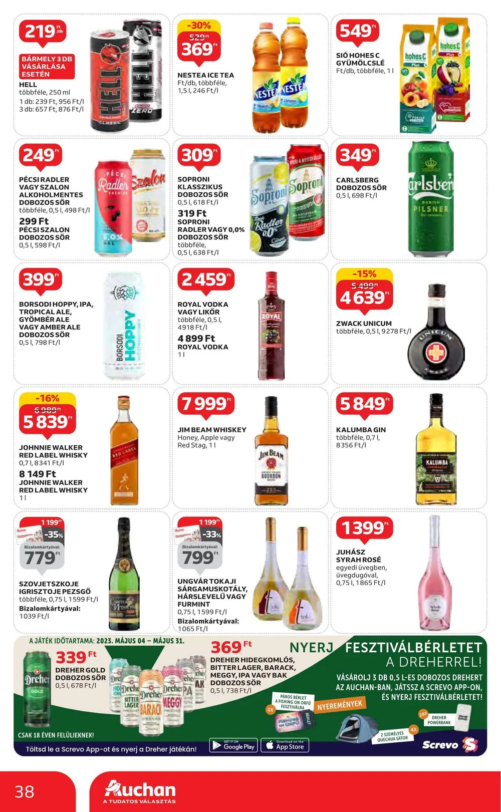 Auchan akciós újság 05.04–05.10 – 38. oldal