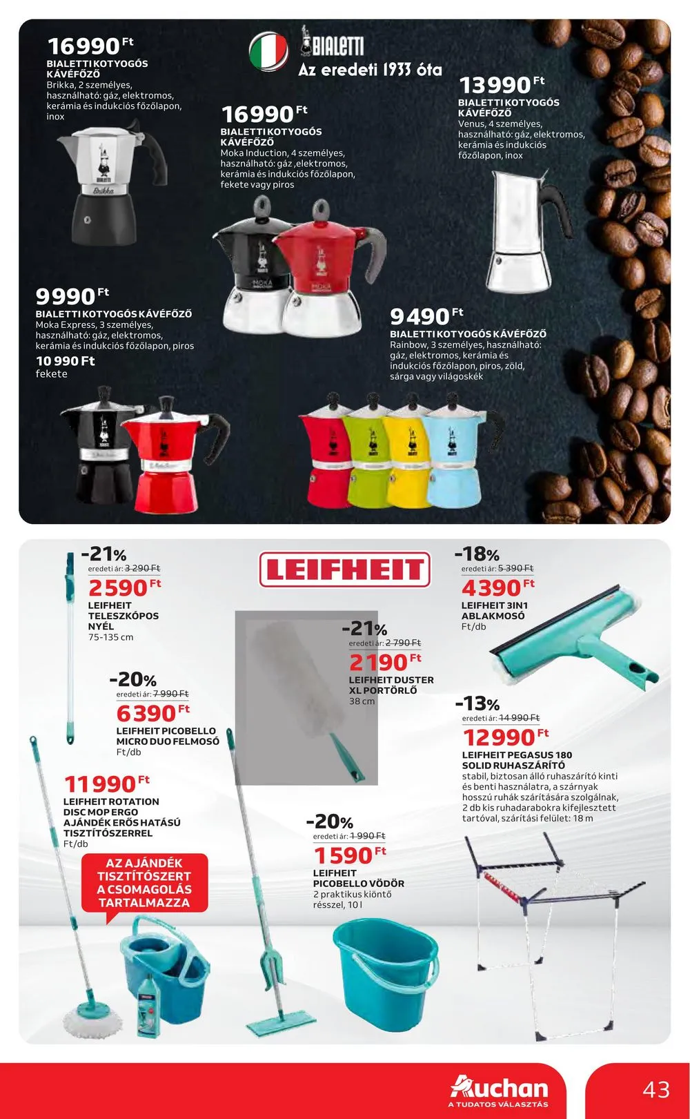 Auchan akciós újság 05.04–05.10 – 43. oldal