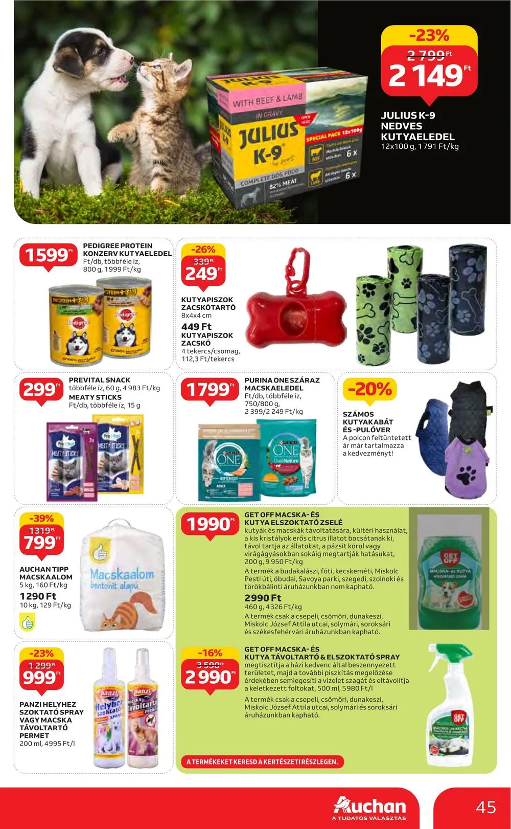 Auchan akciós újság 05.04–05.10 – 45. oldal