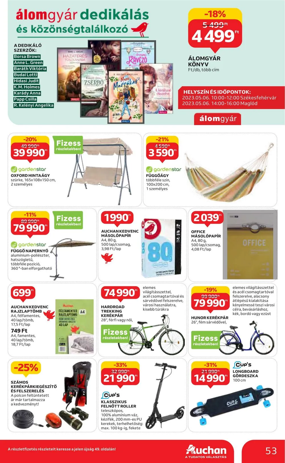 Auchan akciós újság 05.04–05.10 – 53. oldal