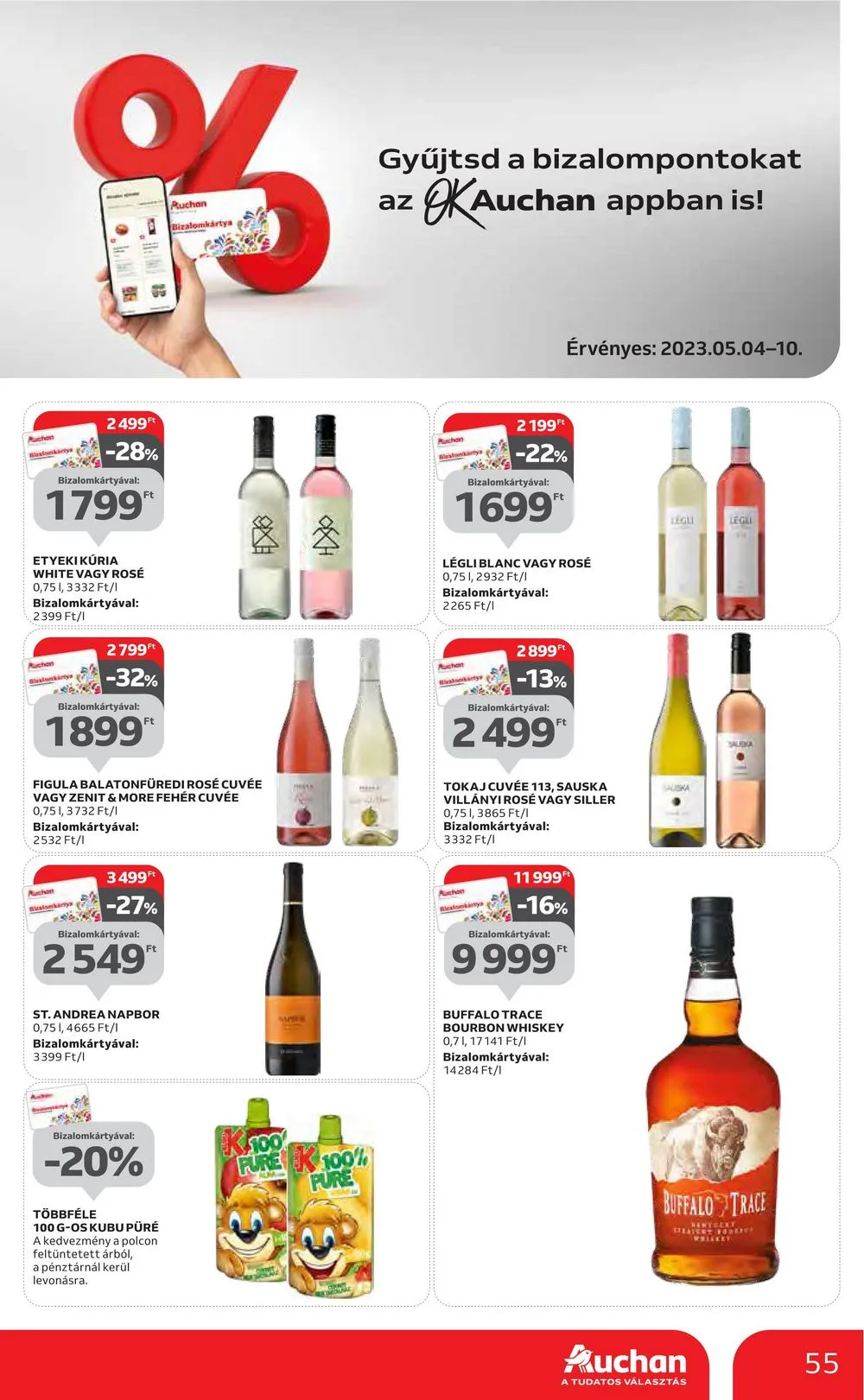 Auchan akciós újság 05.04–05.10 – 55. oldal