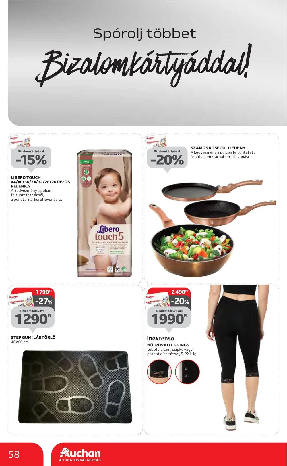 Auchan akciós újság 05.04–05.10 – 58. oldal