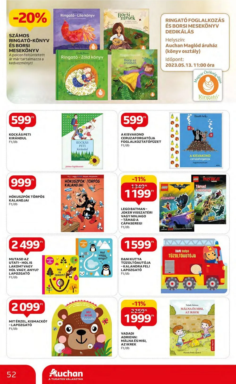 Auchan akciós újság 05.11–05.17 – 52. oldal