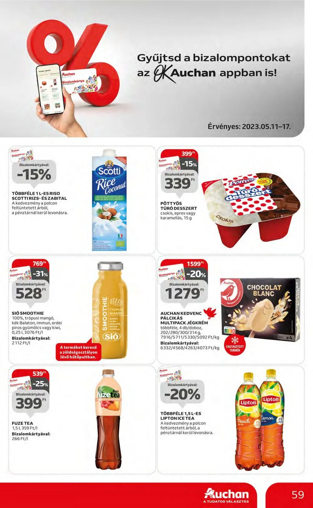 Auchan akciós újság 05.11–05.17 – 59. oldal