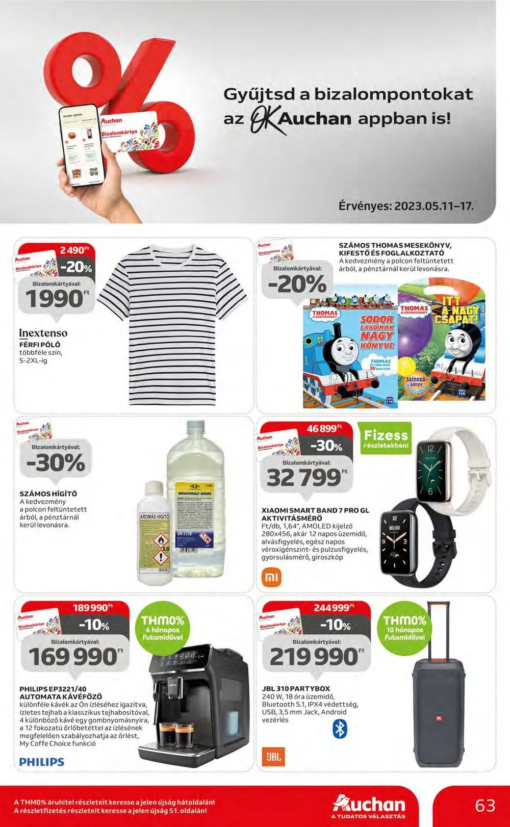 Auchan akciós újság 05.11–05.17 – 63. oldal