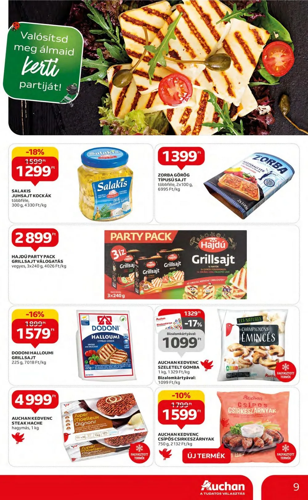 Auchan akciós újság 05.11–05.17 – 9. oldal