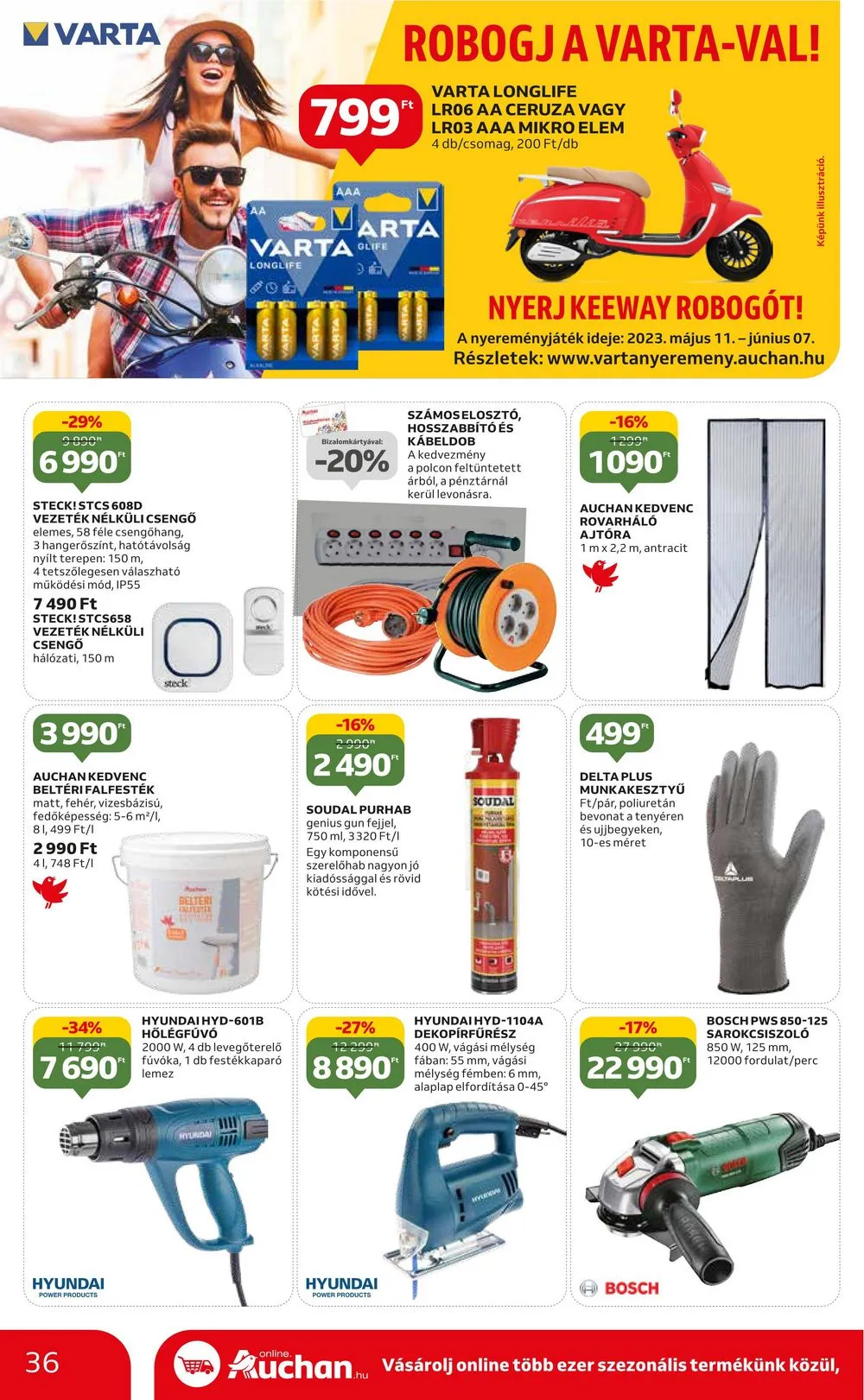 Auchan akciós újság 05.18–05.24 – 36. oldal