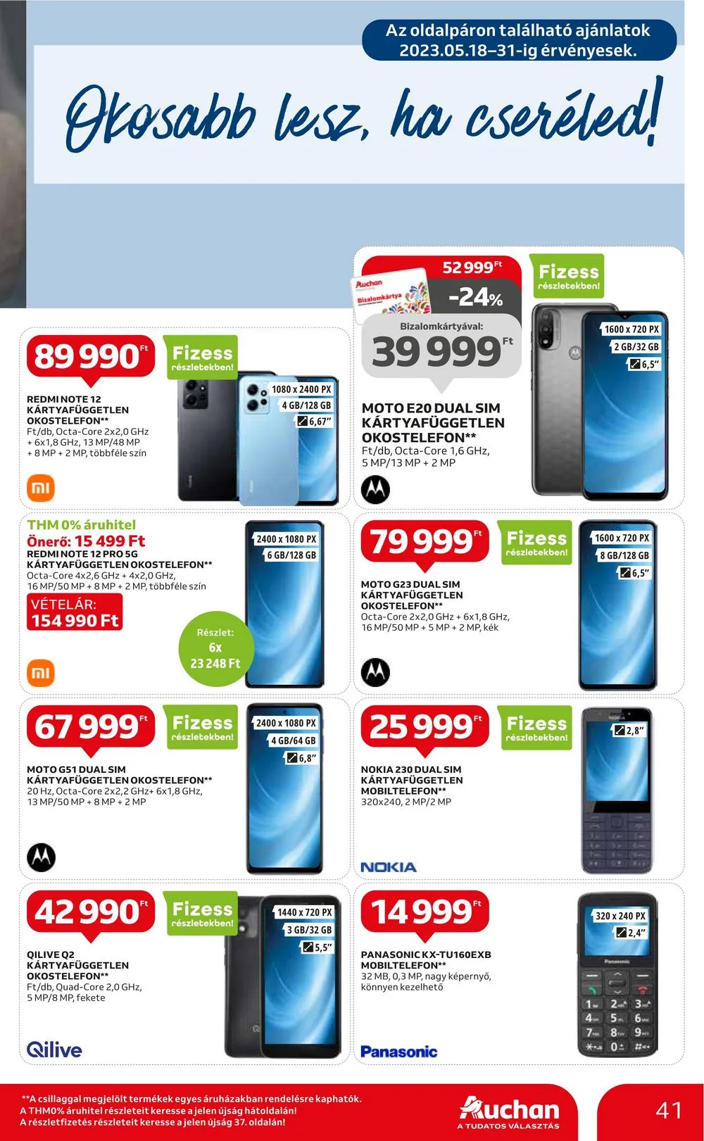 Auchan akciós újság 05.18–05.24 – 41. oldal
