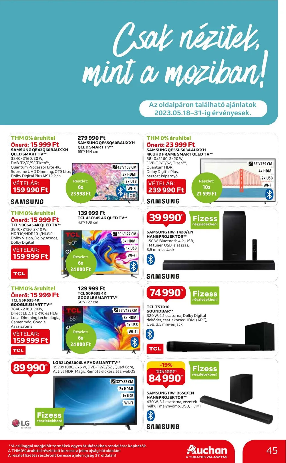 Auchan akciós újság 05.18–05.24 – 45. oldal