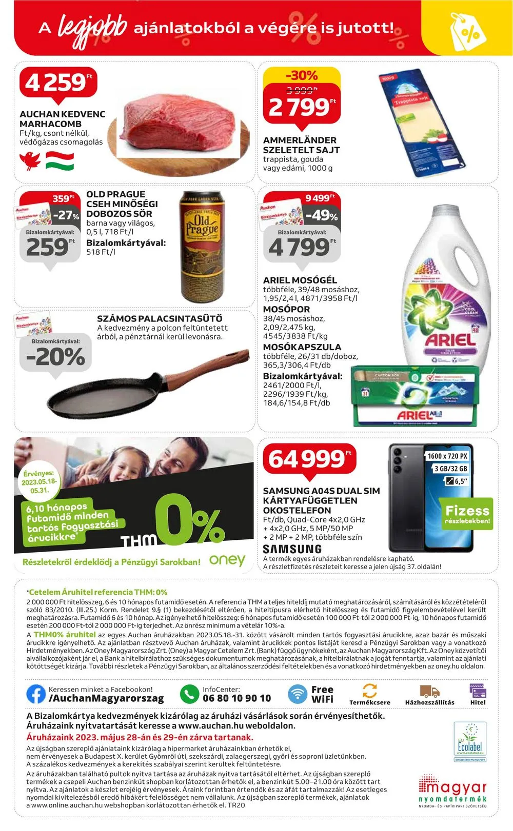 Auchan akciós újság 05.18–05.24 – 50. oldal