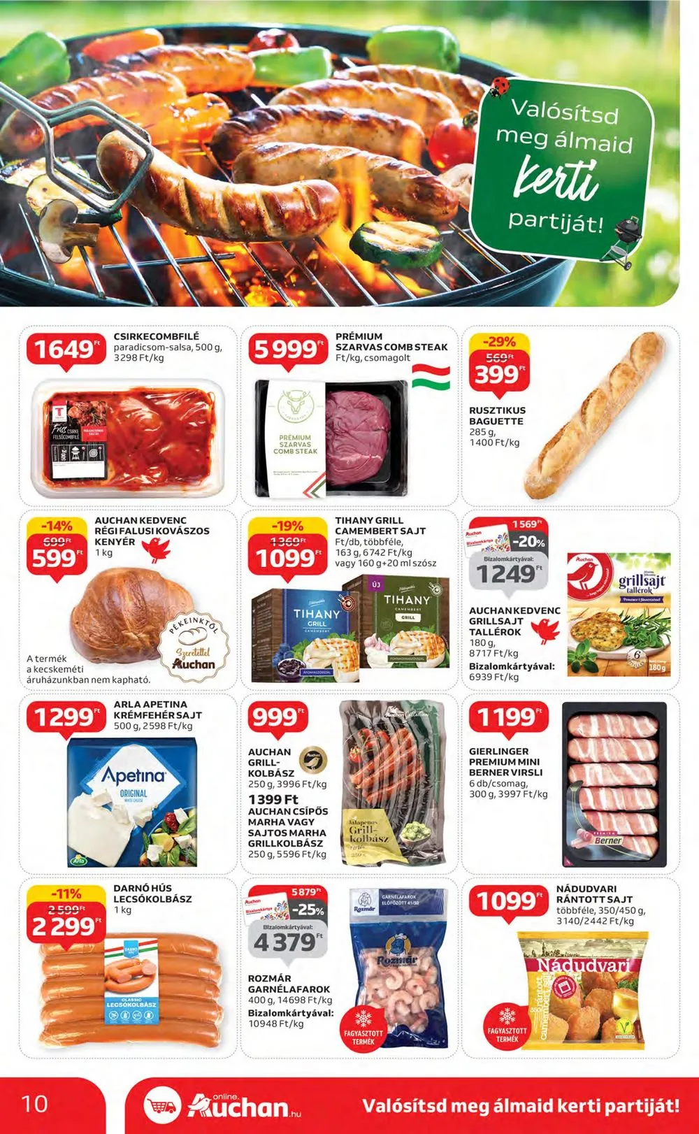 Auchan akciós újság 05.25–05.31 – 10. oldal