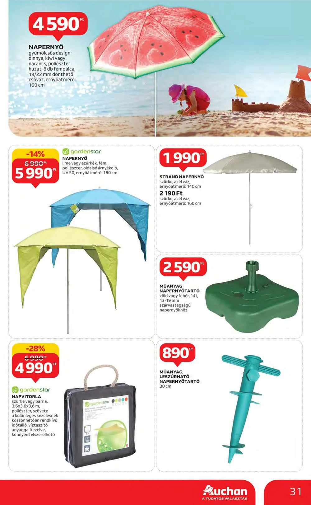 Auchan akciós újság 05.25–05.31 – 31. oldal