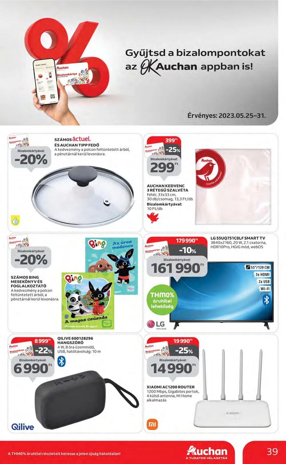Auchan akciós újság 05.25–05.31 – 39. oldal