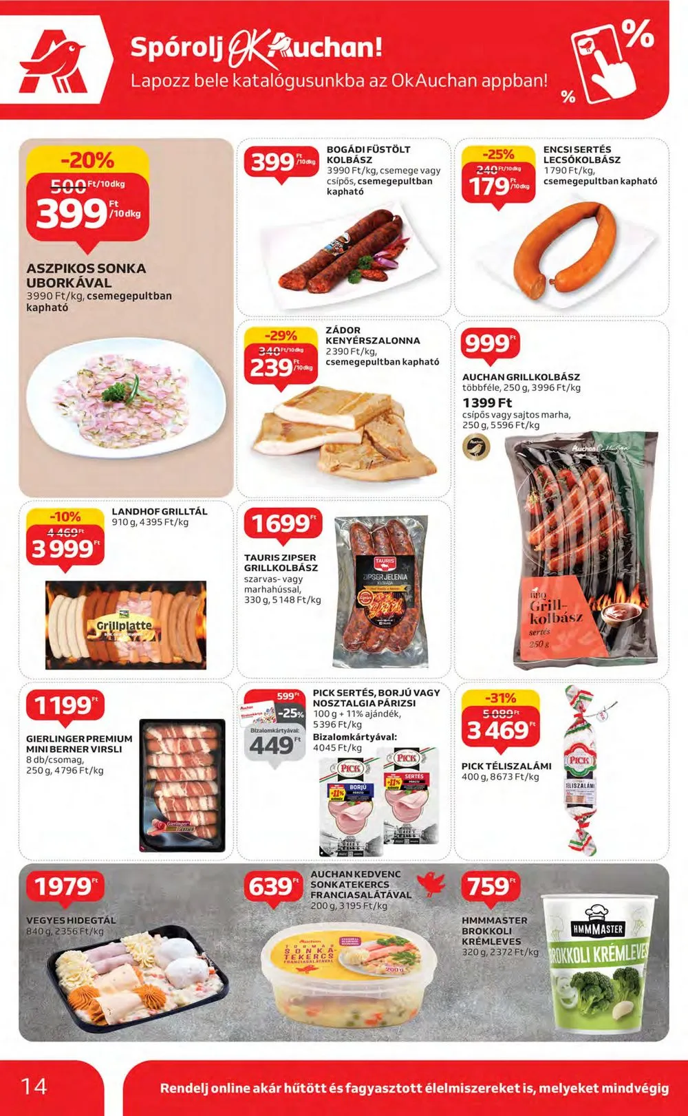 Auchan akciós újság 06.01–06.07 – 14. oldal