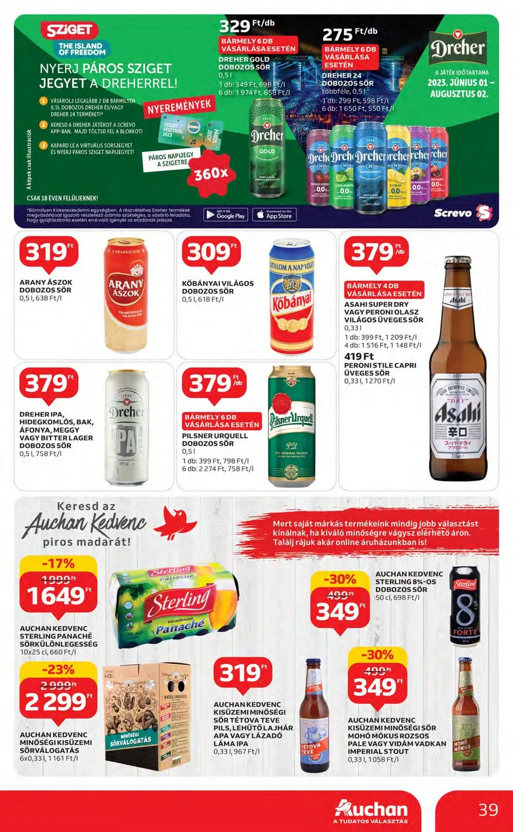 Auchan akciós újság 06.01–06.07 – 39. oldal