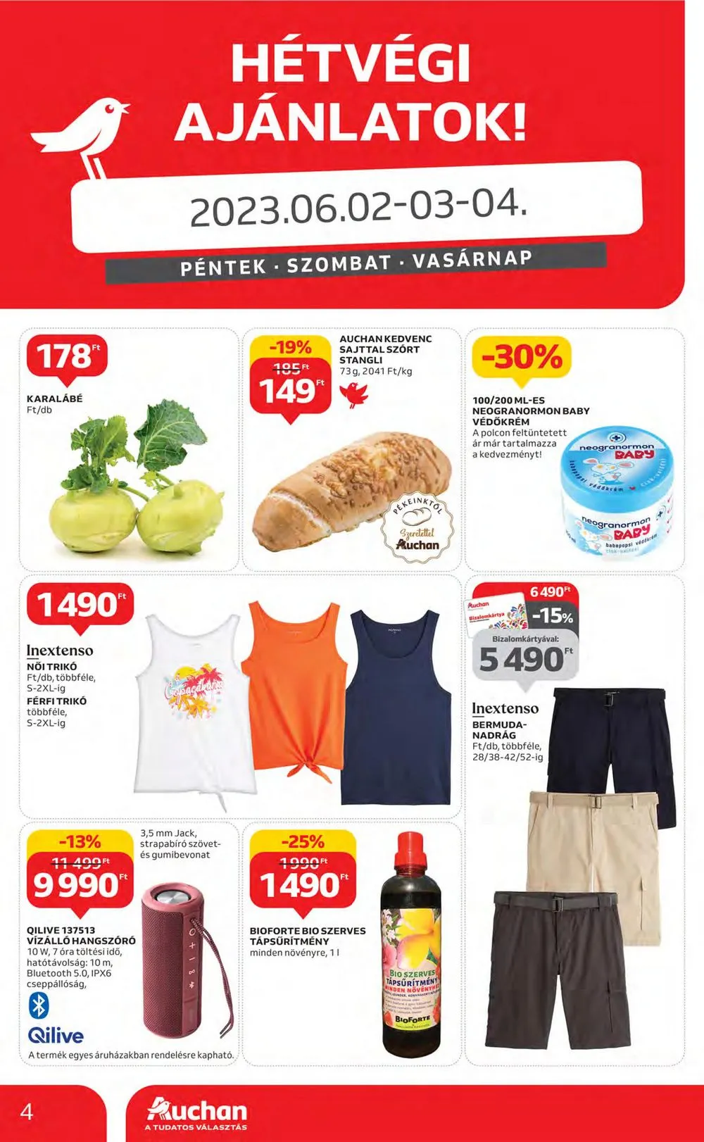 Auchan akciós újság 06.01–06.07 – 4. oldal