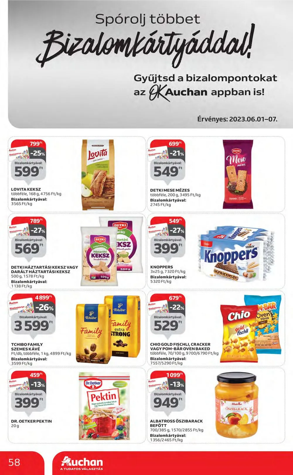 Auchan akciós újság 06.01–06.07 – 58. oldal