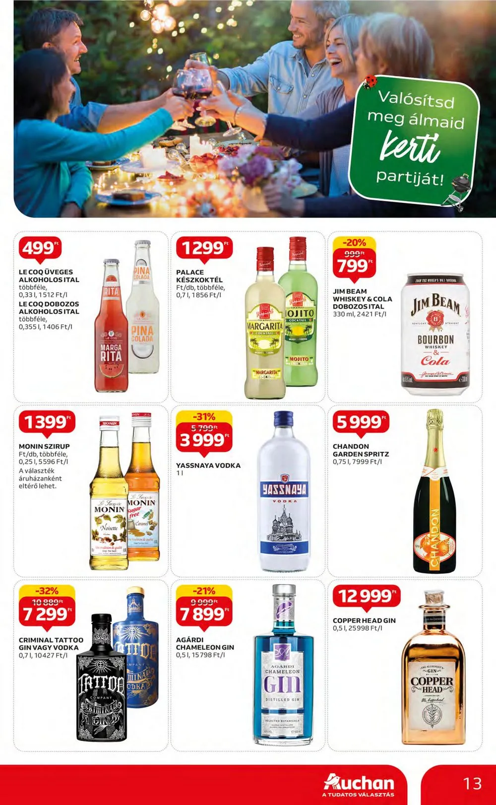 Auchan akciós újság 06.08–06.21 – 13. oldal