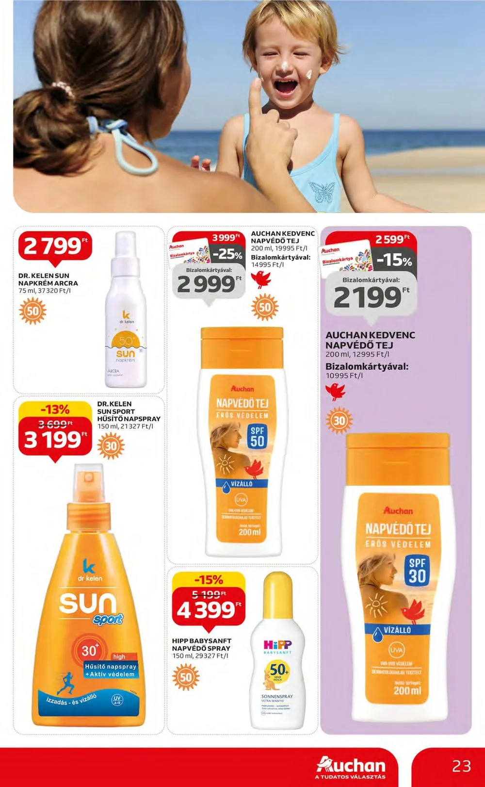 Auchan akciós újság 06.08–06.21 – 23. oldal