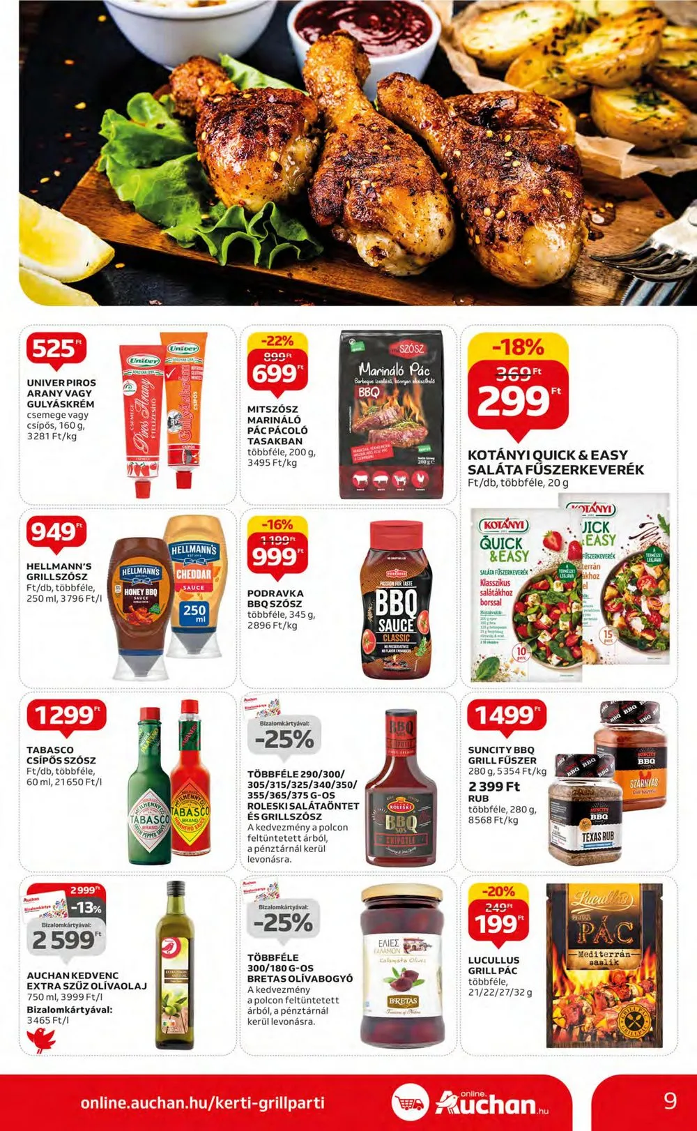 Auchan akciós újság 06.08–06.21 – 9. oldal