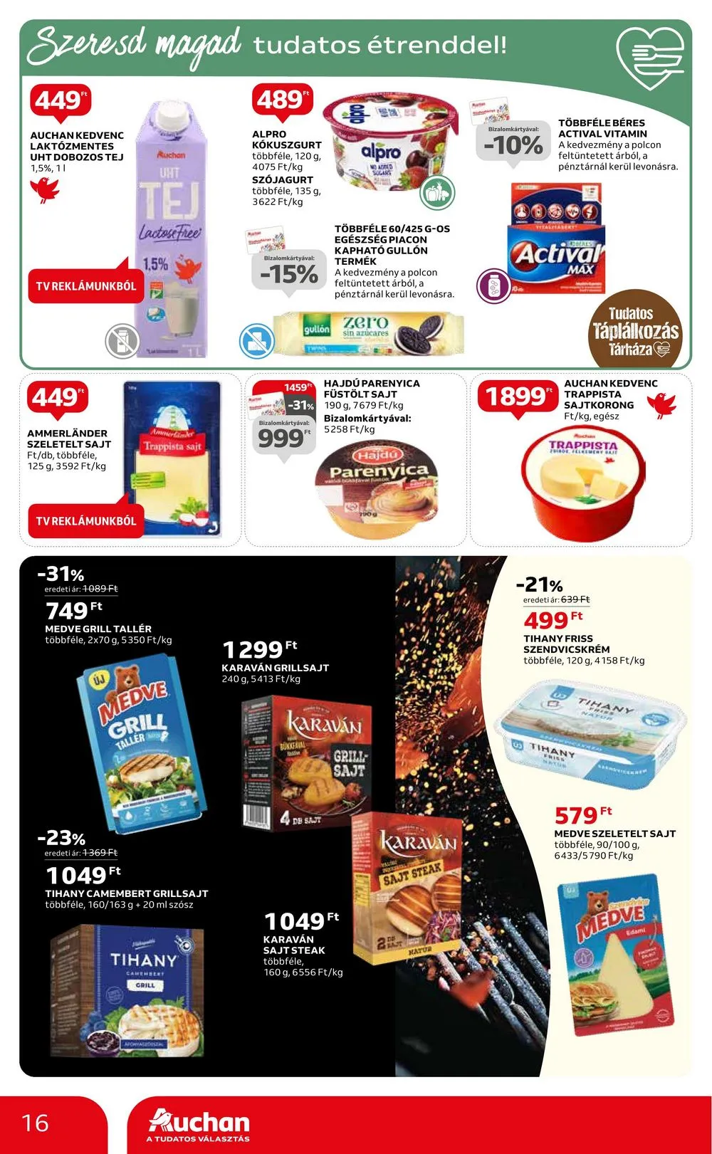 Auchan akciós újság 06.15–06.21 – 16. oldal