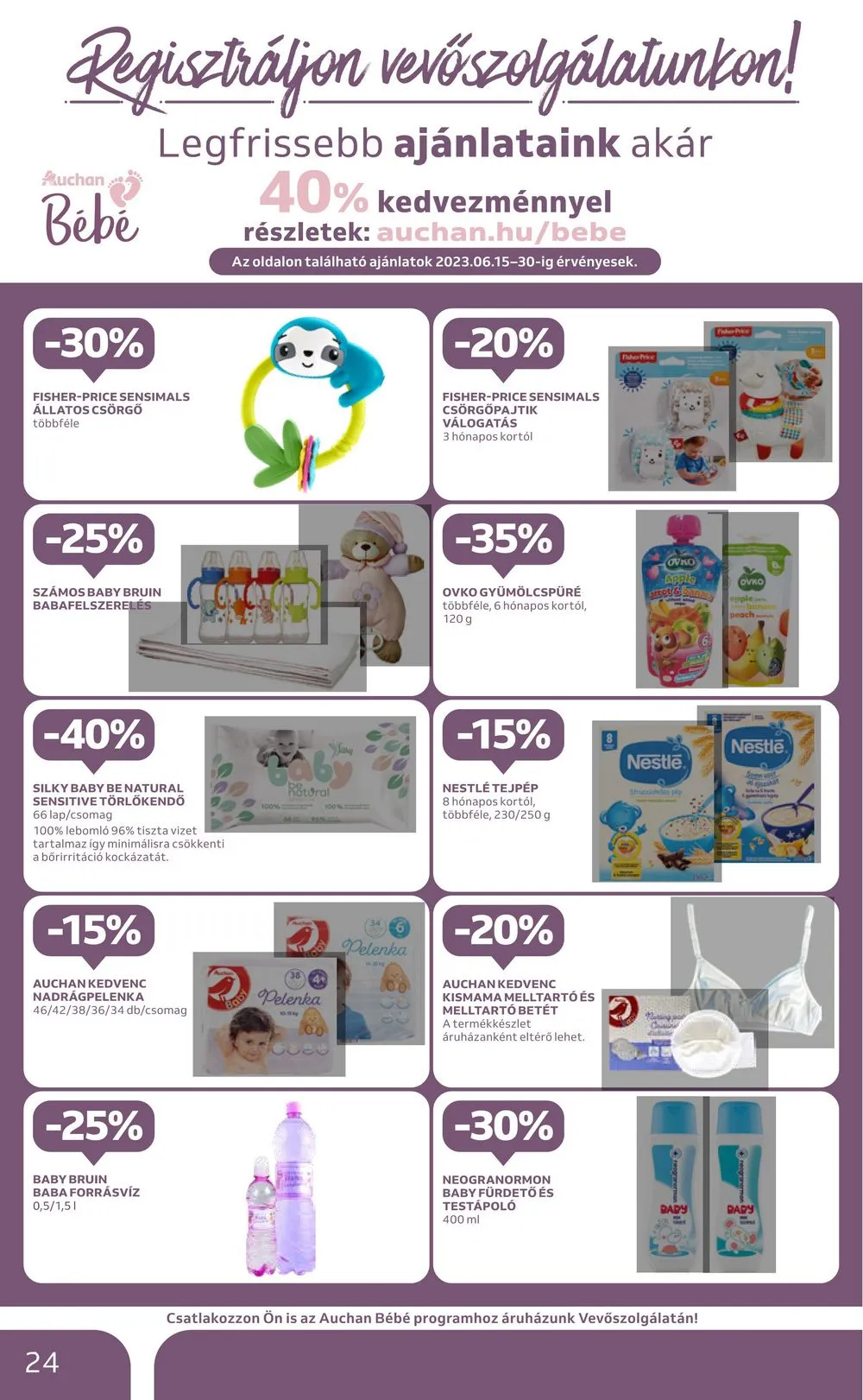 Auchan akciós újság 06.15–06.21 – 24. oldal