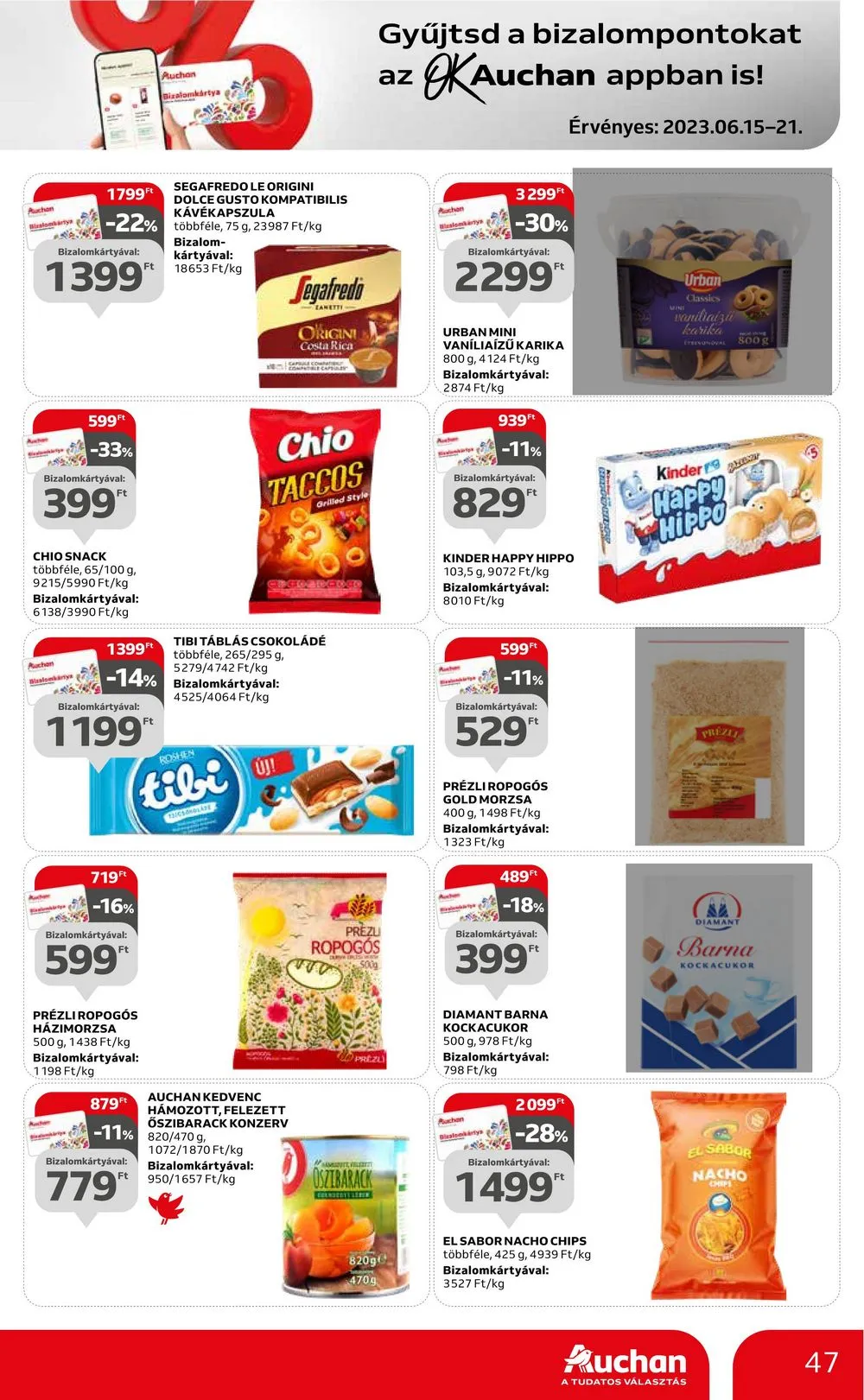 Auchan akciós újság 06.15–06.21 – 47. oldal