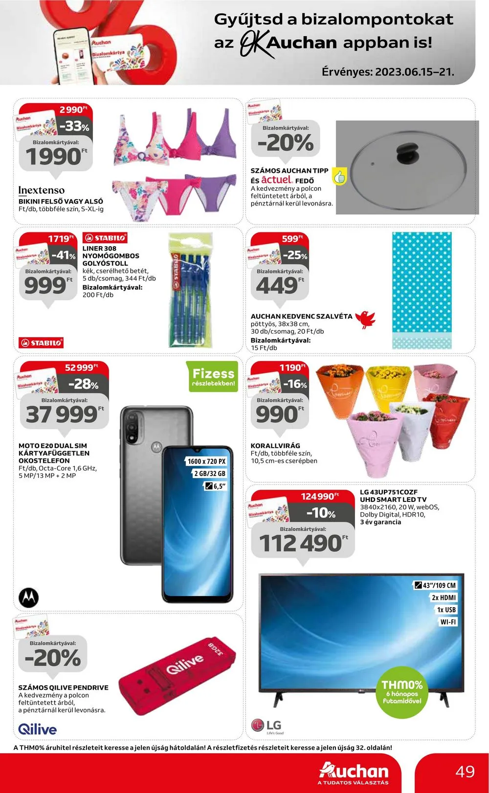 Auchan akciós újság 06.15–06.21 – 49. oldal