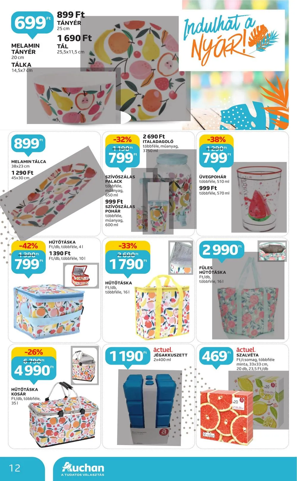 Auchan akciós újság 06.15–07.05 – 12. oldal