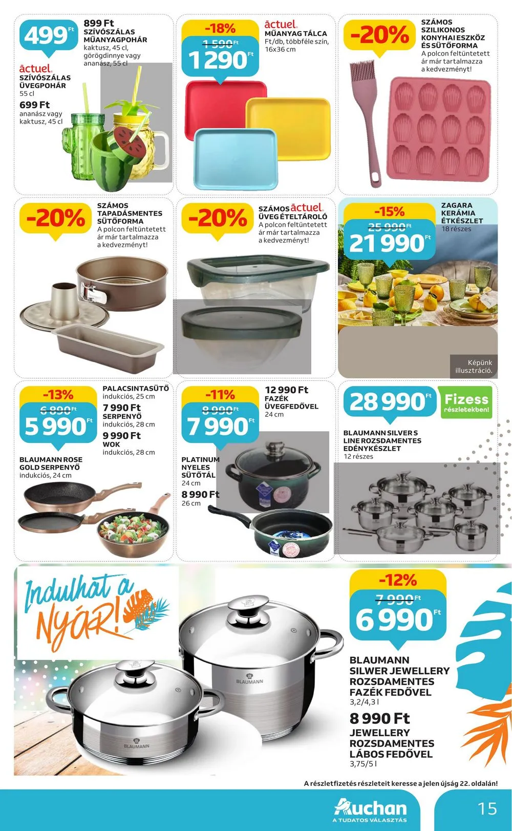 Auchan akciós újság 06.15–07.05 – 15. oldal