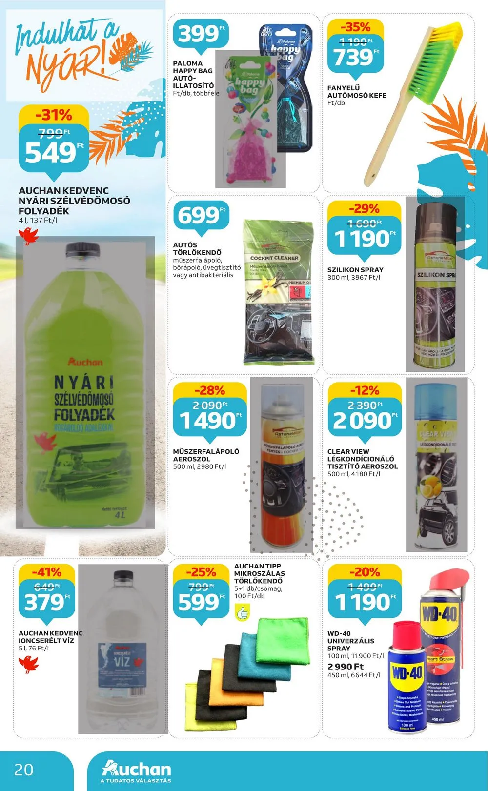 Auchan akciós újság 06.15–07.05 – 20. oldal