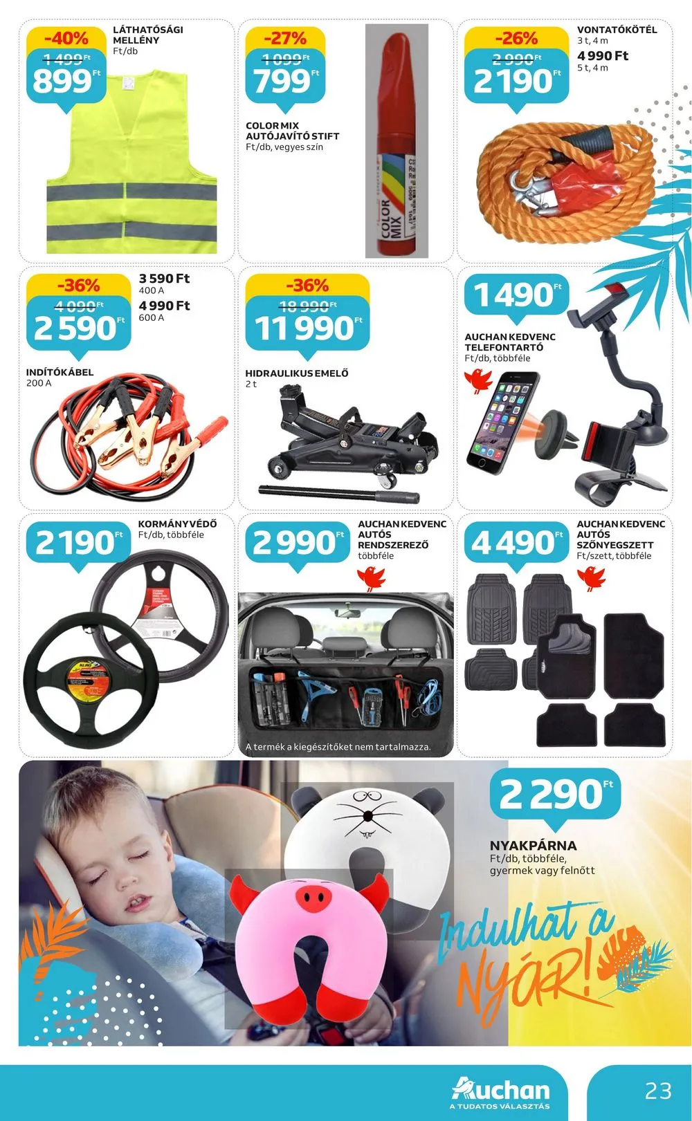 Auchan akciós újság 06.15–07.05 – 23. oldal