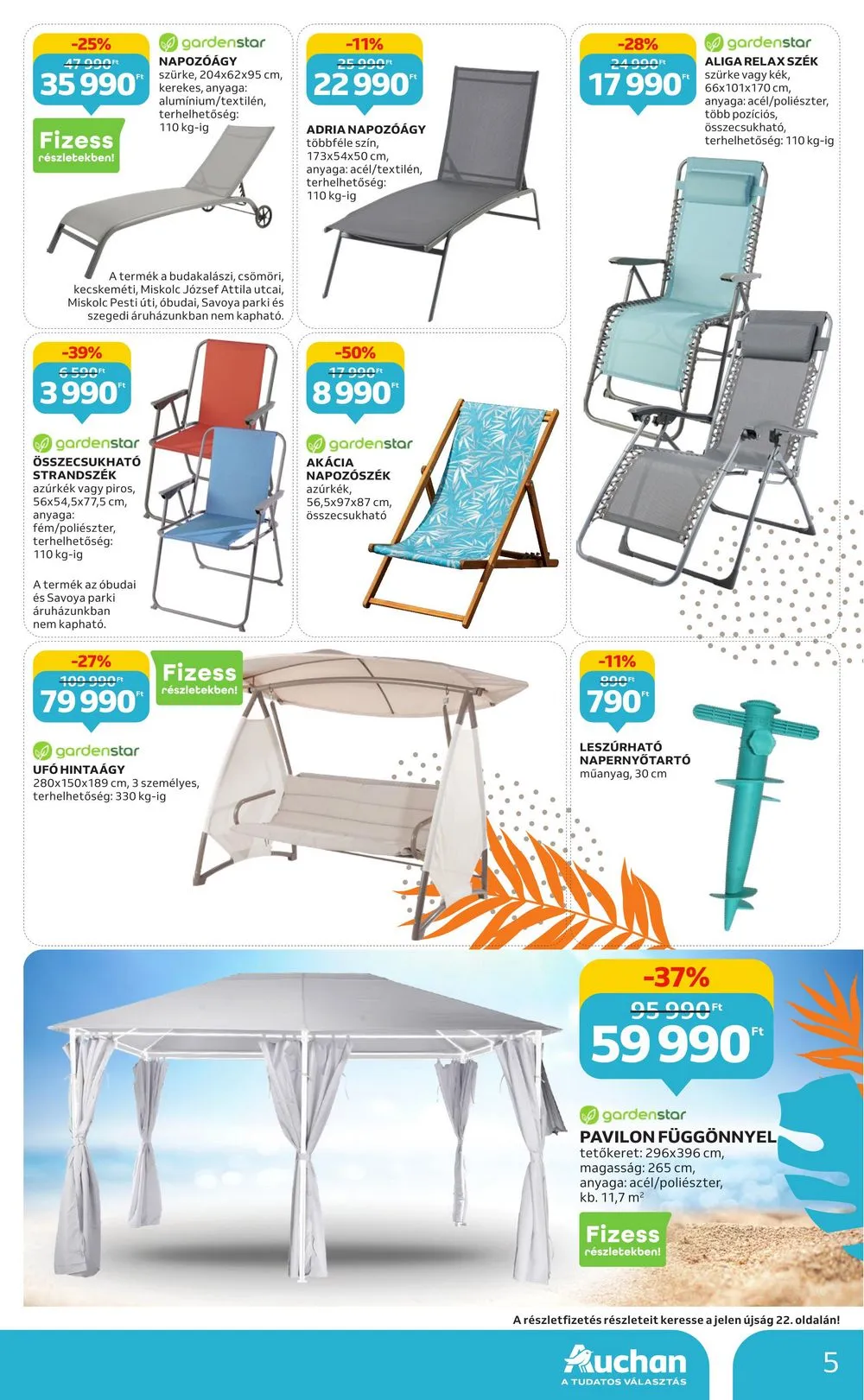 Auchan akciós újság 06.15–07.05 – 5. oldal