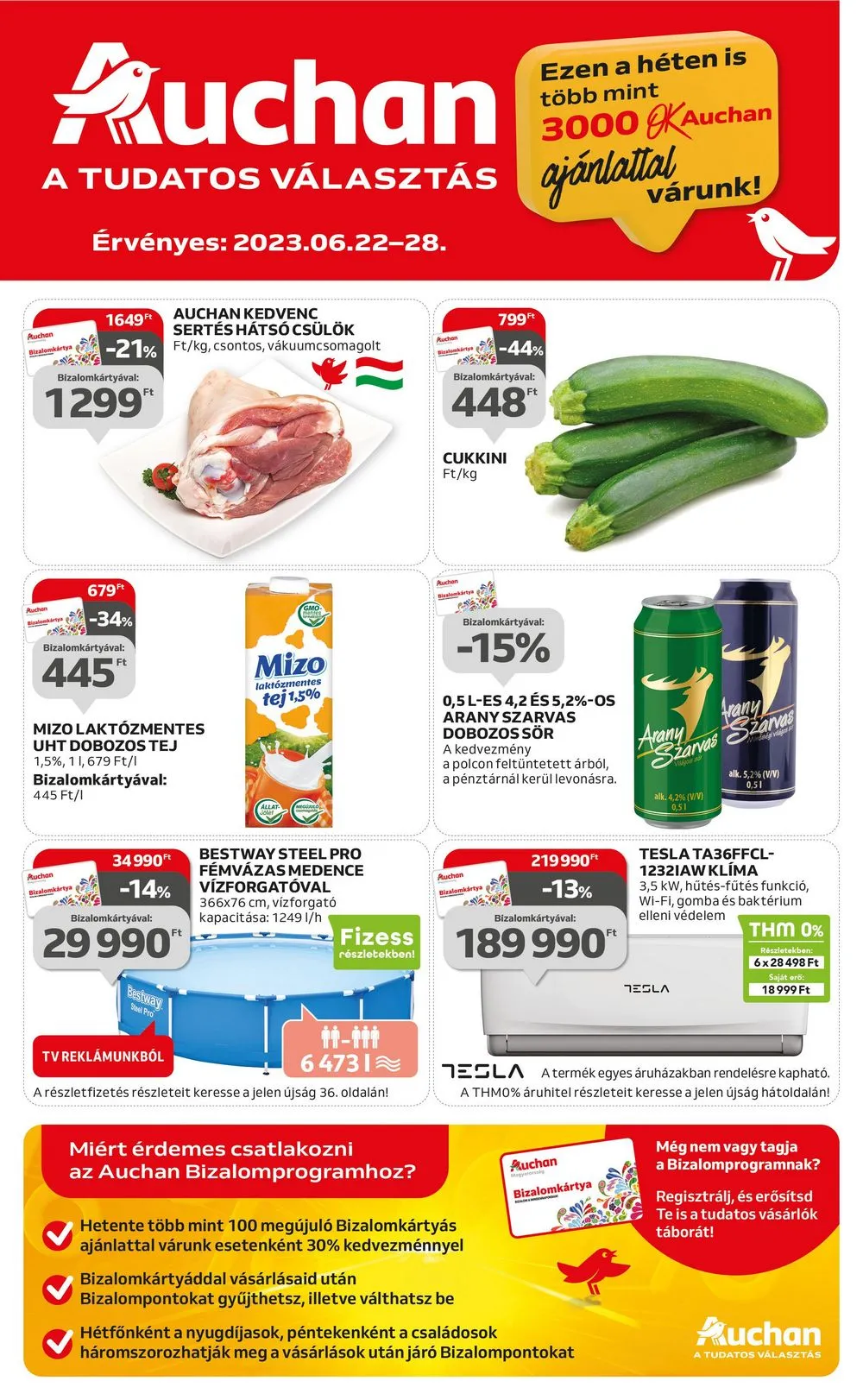 Auchan akciós újság 06.22–06.28