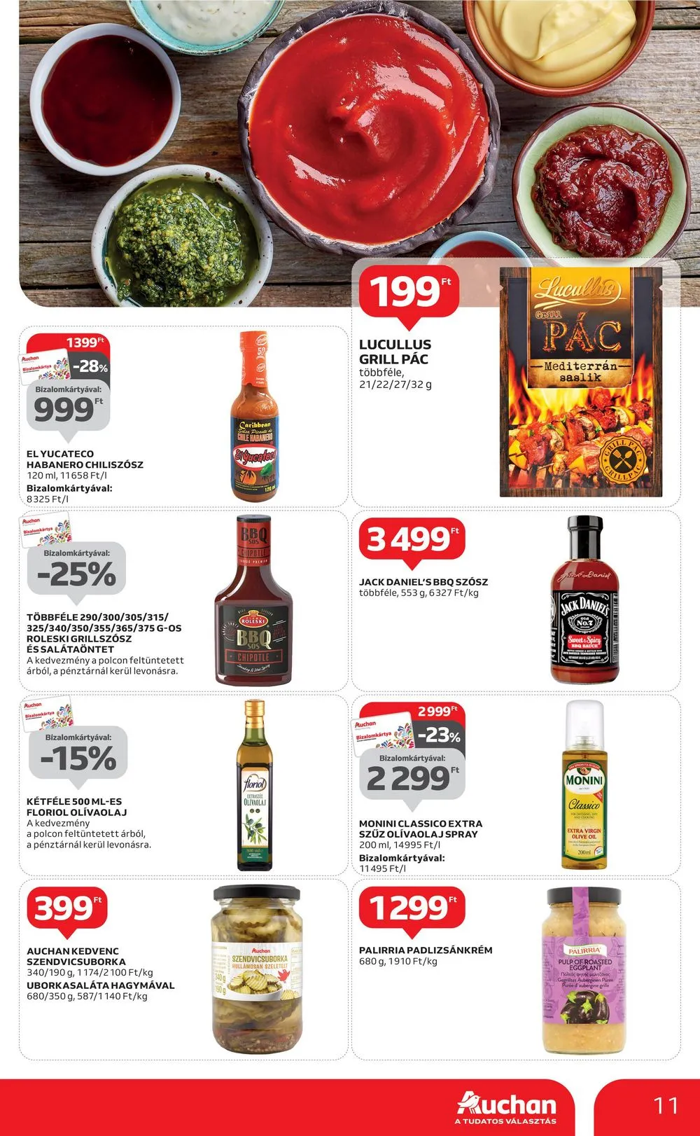 Auchan akciós újság 06.22–06.28 – 11. oldal