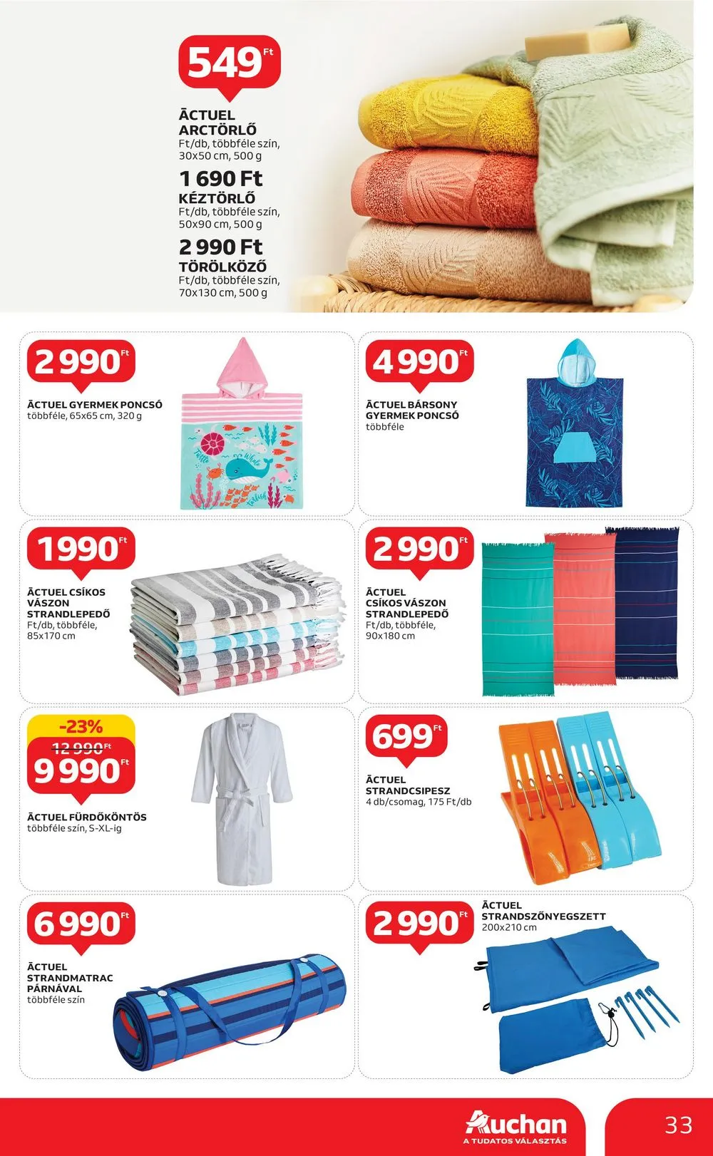 Auchan akciós újság 06.22–06.28 – 33. oldal