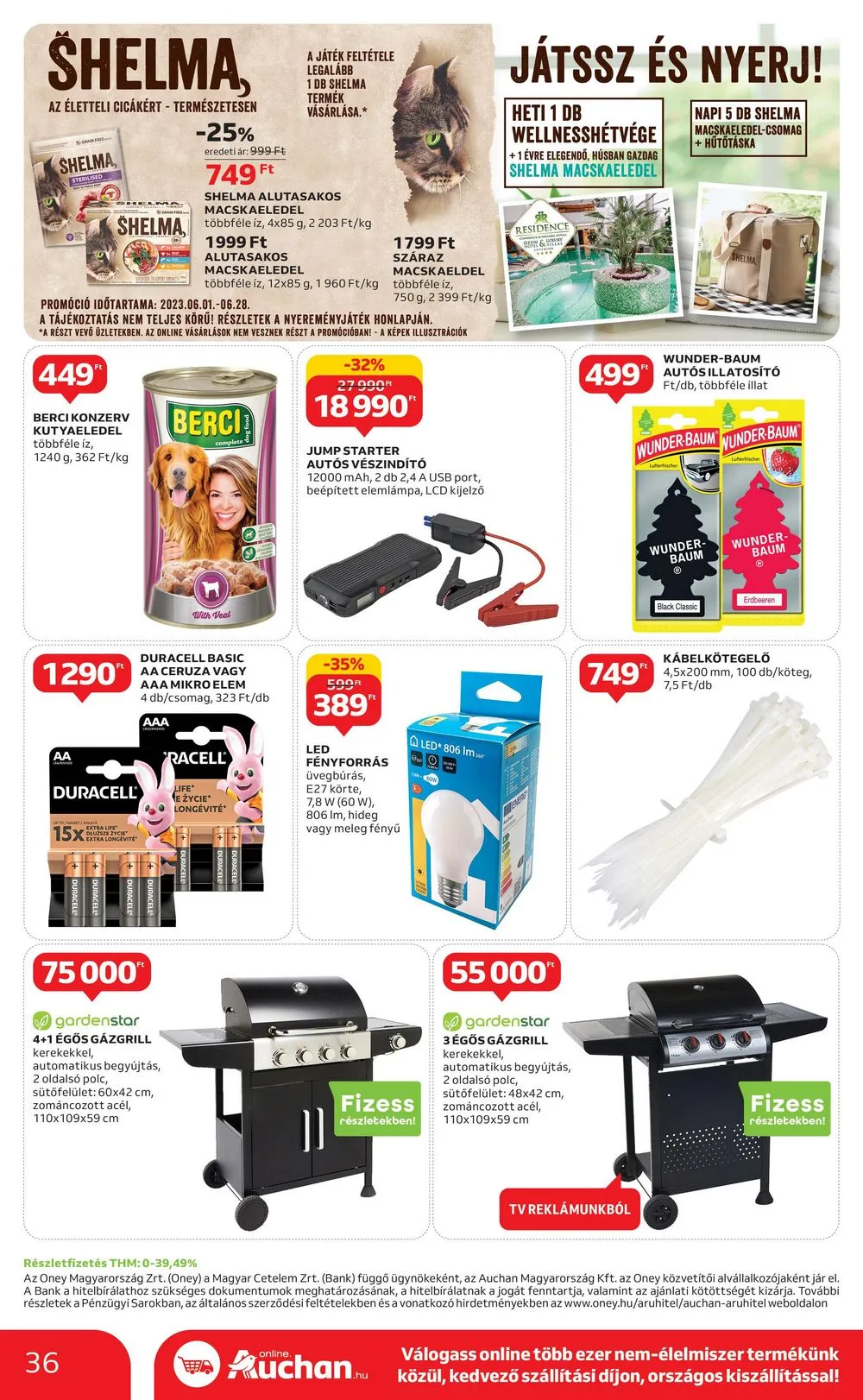 Auchan akciós újság 06.22–06.28 – 36. oldal