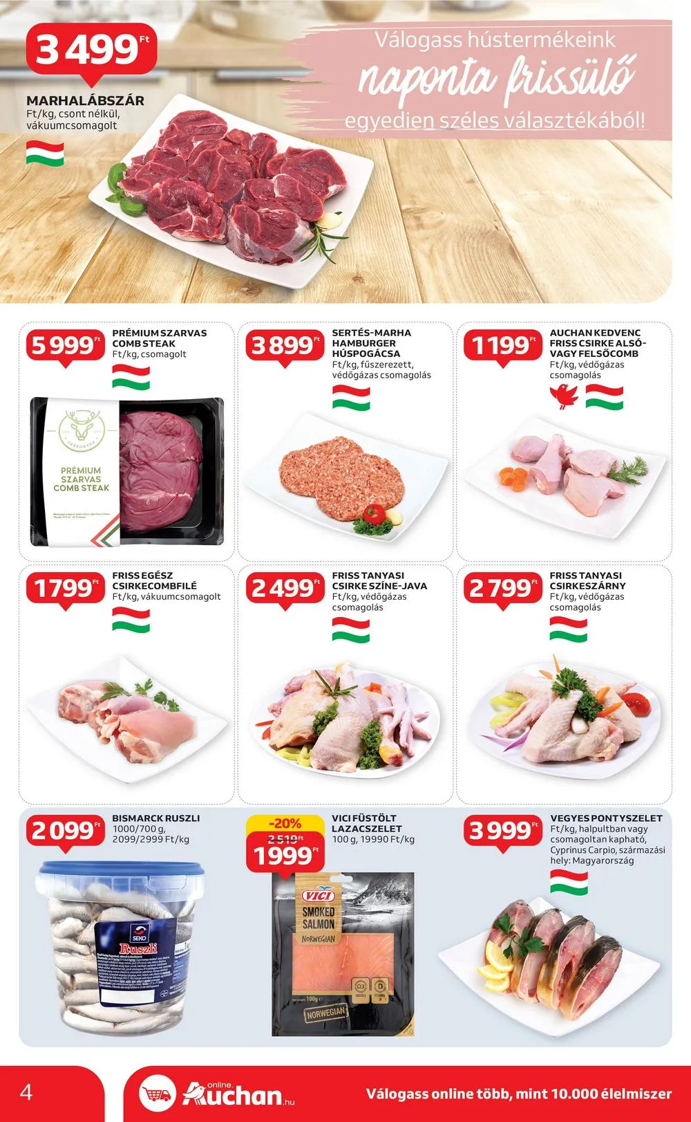 Auchan akciós újság 06.22–06.28 – 4. oldal