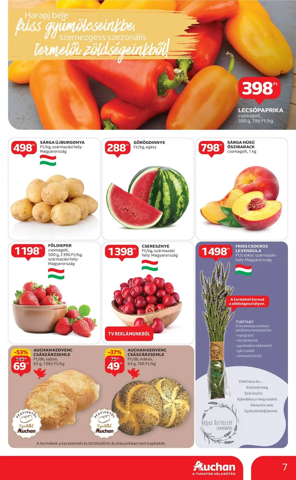 Auchan akciós újság 06.22–06.28 – 7. oldal