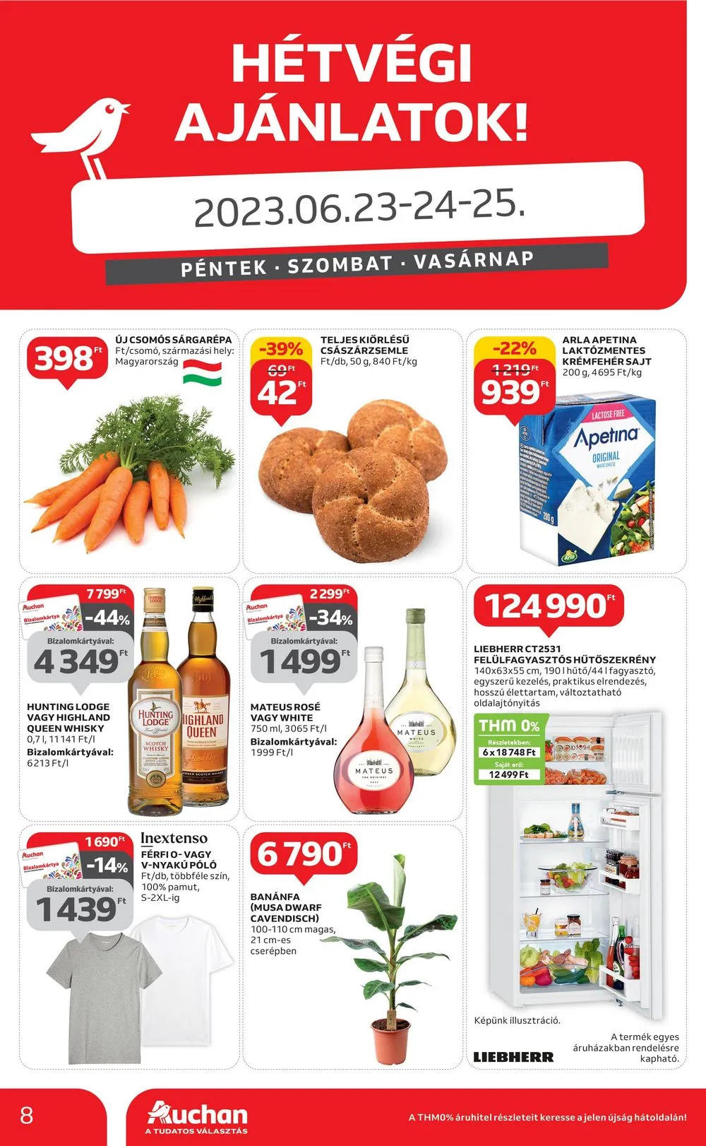 Auchan akciós újság 06.22–06.28 – 8. oldal