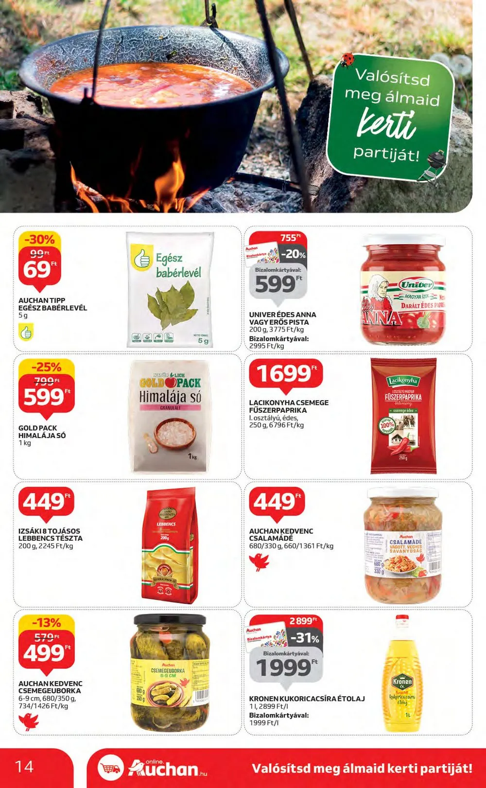 Auchan akciós újság 06.29–07.05 – 14. oldal