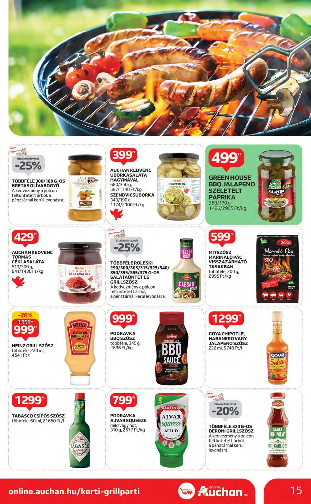 Auchan akciós újság 06.29–07.05 – 15. oldal