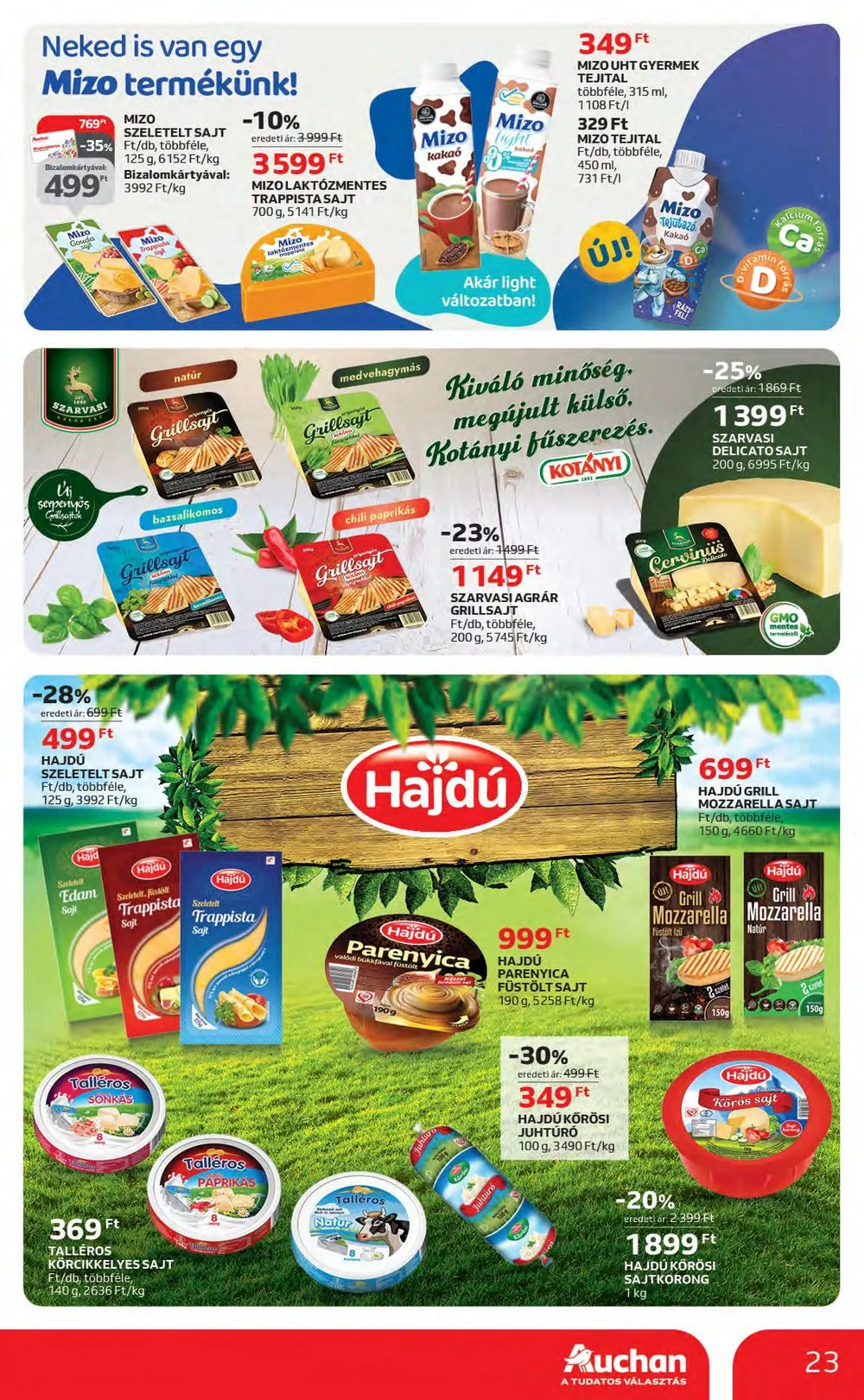 Auchan akciós újság 06.29–07.05 – 23. oldal