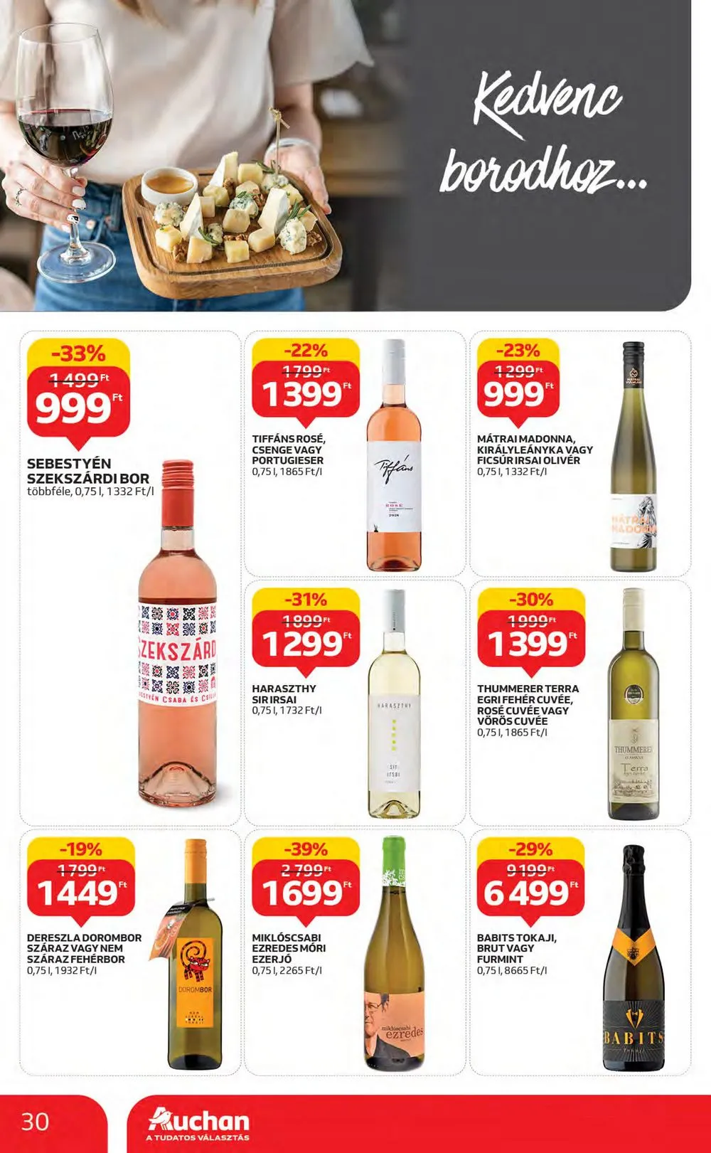 Auchan akciós újság 06.29–07.05 – 30. oldal
