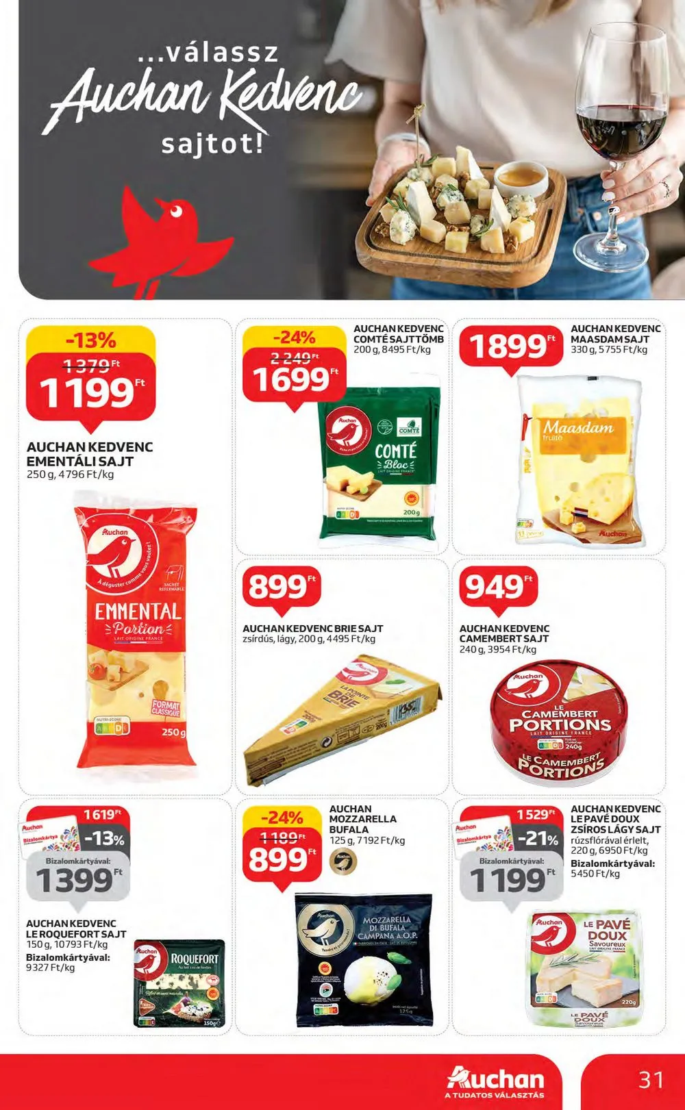 Auchan akciós újság 06.29–07.05 – 31. oldal