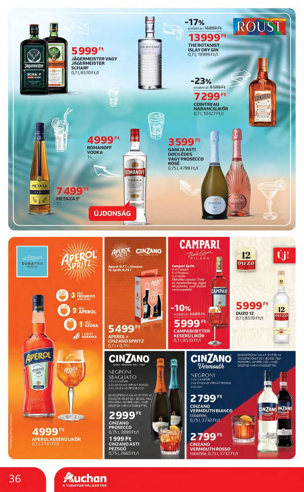 Auchan akciós újság 06.29–07.05 – 36. oldal